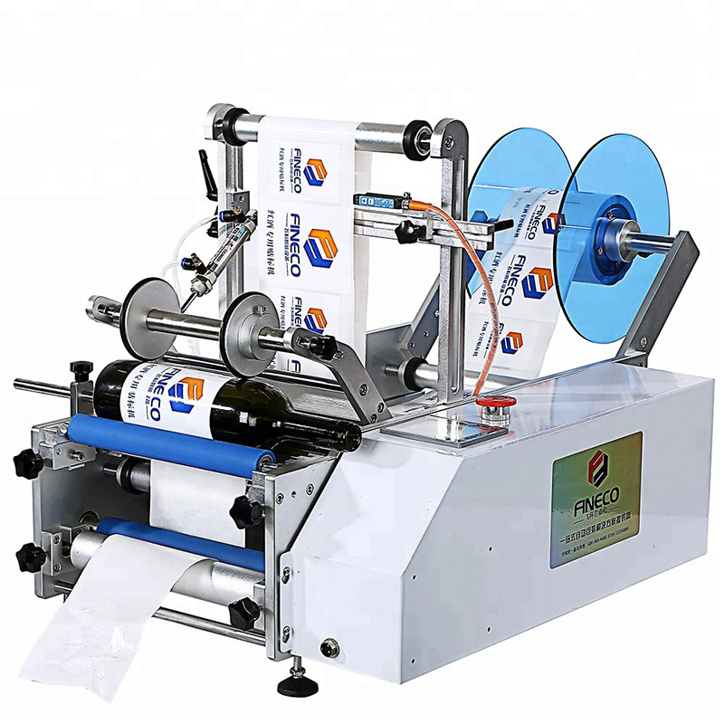 FK603 Semi-Automatic Round Bottle Labeling Machine4