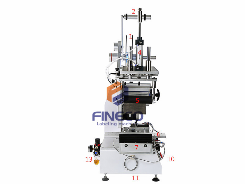 FK617 Semi Automatic Cell Phone Case Labeling Machine a