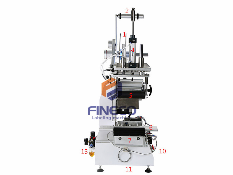 FK617 Semi Automatic Labeling Machine for Mouthwash Plastic Bottle b