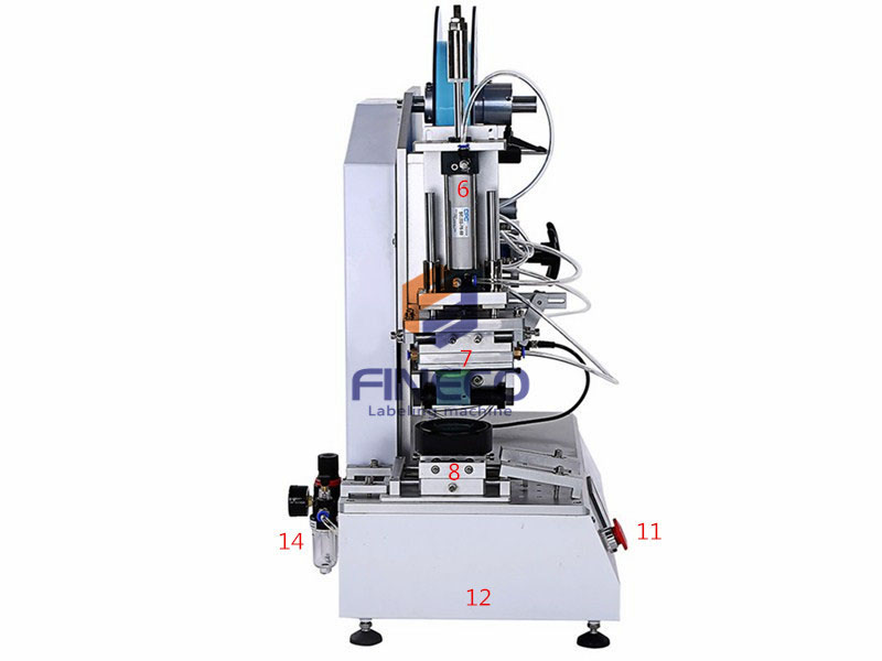 FK618 Semi Automatic High Precision Plane Labeling Machine2