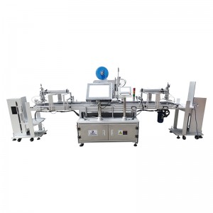 Low MOQ for Rotary Labeling Machine -
 FK800 Automatic flat labeling machine with lifting device – Fineco