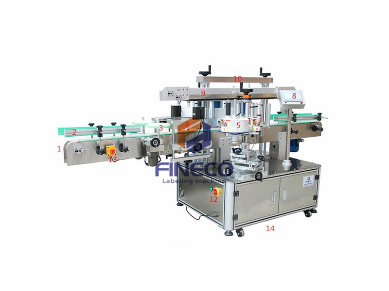 FK911 Automatic Double Sided Label Machine for Beverage Pet Bottles