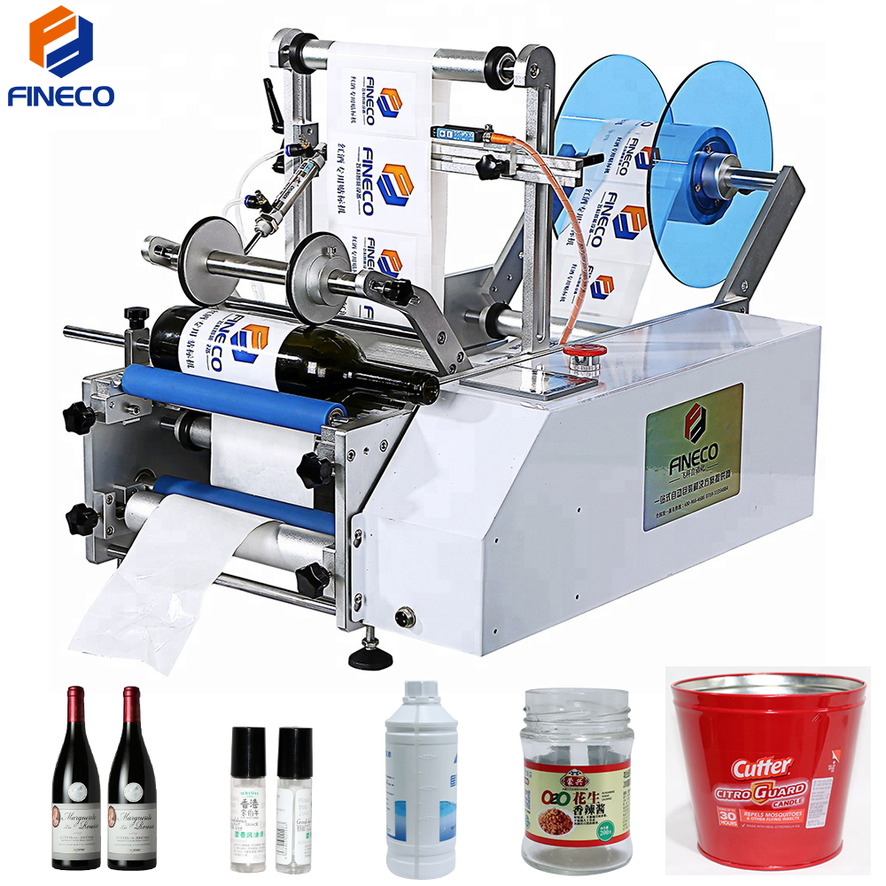 Special Price for Label Sticker Machine -
 FK603 Semi-Automatic Round Bottle Labeling Machine – Fineco