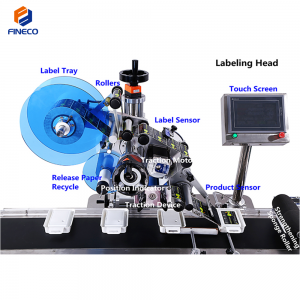 FK814 Automatic Top&Bottom Labeling Machine