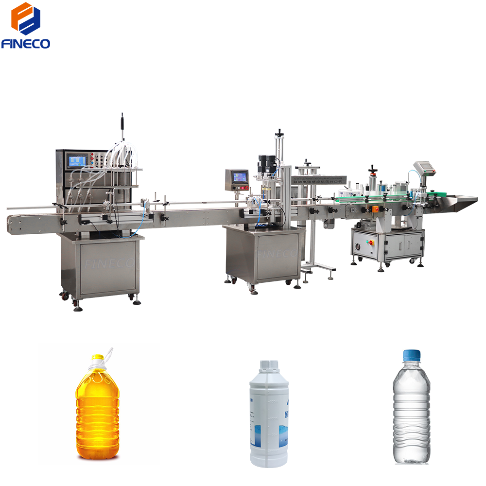 Wholesale Discount Product Packaging Machine -
 FK 6 Nozzle Liquid Filling Capping Labeling Machine – Fineco