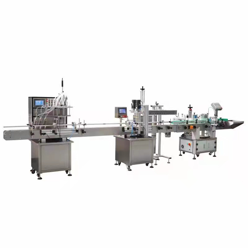 Reasonable price Small Liquid Filling Machine -
 6 nozzle liquid filling capping labeling machine – Fineco