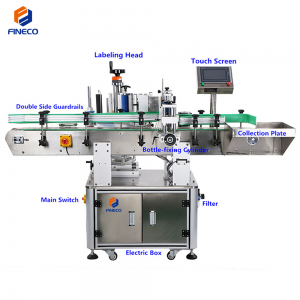 FK805 Automatic Round Bottle Labeling Machine (Cylinder Type)